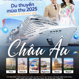 DU LỊCH DU THUYỀN CHÂU ÂU MÙA THU 2025