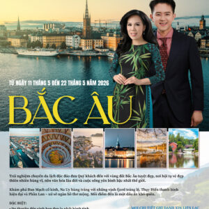 Tour Bắc Âu Tháng 5 năm 2026